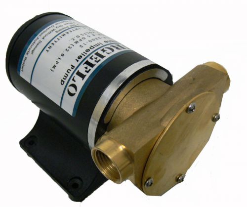 Pump 12 volt with Flexible Impellor 32 litres output for chemicals
