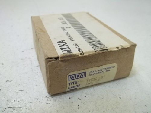 WIKA 111.10 2.5&#034; GAUGE 60PSI 1/4&#034;NPT LM *NEW IN A BOX*