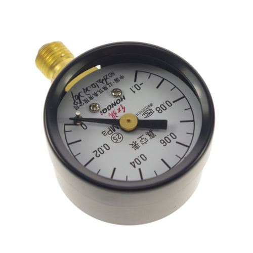 1 x Vacuum Gauge Air Pressure Gauge Universal M10*1 40mm Dia -0.1-0Mpa