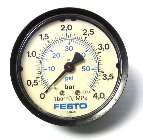Festo 162843 Pressure Gauge Range: 0-4,0bar