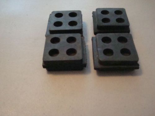 ISOLATION PADS  2&#034; X 2&#034; X 3/4&#034; all rubber (ANTI VIBRATION ) 4 EACH