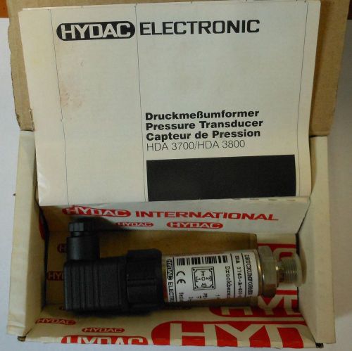 Hydac Electronic Pressure Transmitter HDA 3745-A-400-031 315 bar NNB