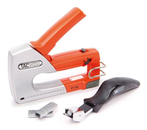 New set tacwise z1-53 stapler tacker kit: staple gun + staple remover + staples for sale