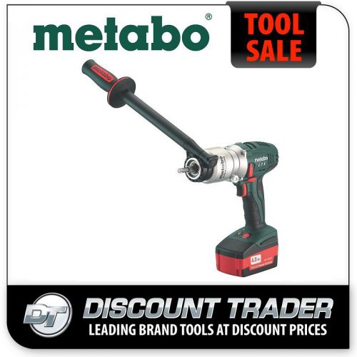Metabo 18v lithium-ion 4.0ah cordless drill / screwdriver bs 18 ltx-x3 quick for sale
