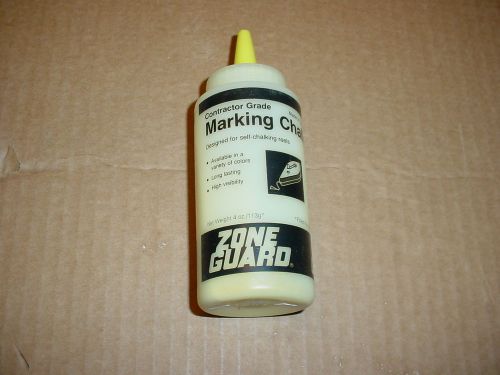 Zone Guard Contractor Grade Marking Chalk 4oz High Vis. Yellow Line Refill USA
