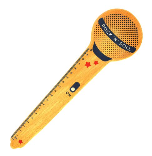 Funky Super Voice Microphone Ruler - 200mm of Rock n Roll
