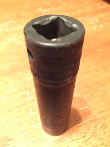 Used Snap On 14MM 1/2 Drive 6 Point Deep Impact Socket SIMM140A