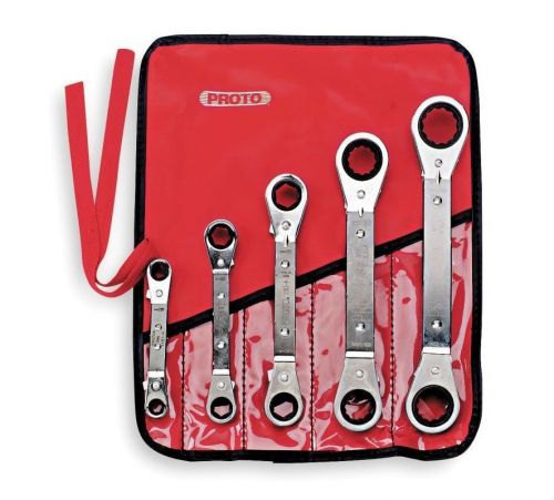 New proto reversible wrench set, sae, 6 pt., 5 pc j1180a for sale