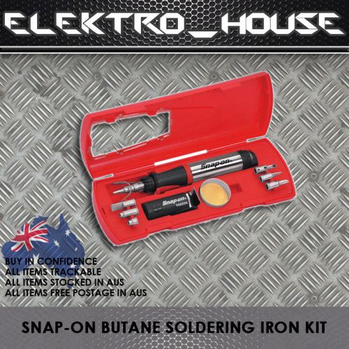Snap On GAS SOLDERING IRON KIT YAKSS2A SNAPON BUTANE SOLDER AUTO IGNITION 15-75W