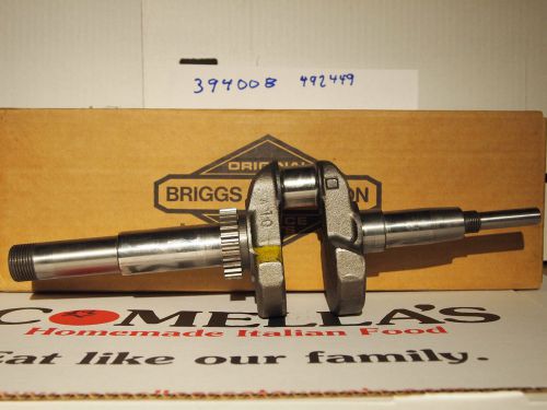 Briggs &amp; stratton crankshaft 492449 fits 8hp engines with 1&#034;dia threaded (pumps) for sale