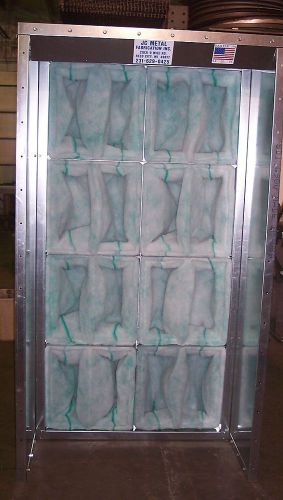 4ft open face powder coat coating spray paint booth for sale