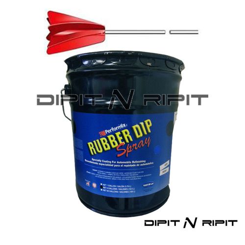 Performix plasti dip 5 gallon pail ready to spray matte clear w/ 5 gallon mixer for sale