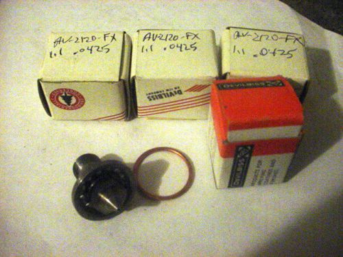 4 DeVilbiss paint spray gun air nozzles part no. AV-2120-FX-1.1 .0425 NOS parts