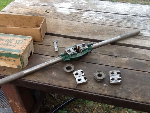 Greenfield adjustable pipe threader stock &amp; dies for pipe 1/2&#034;, 3/4&#034; &amp; 1&#034; for sale