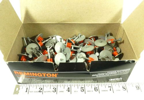 Pk of 100 Remington #SPW150 Power Actuated Fasteners 1-1/2&#034; w/ Wash ~ (Up11A)