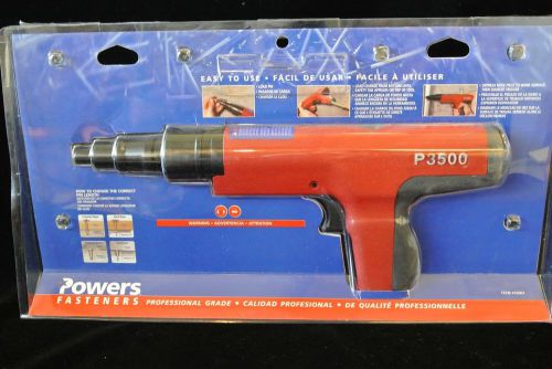 Powers Fasteners P3500 Powder Fastening Tool item #52001 Brand New (K48)