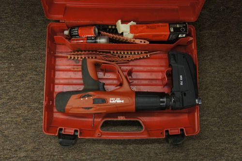HILTI DX 460 WITH MX 72 POWDER ACUATED TOOL    GREAT SHAPE IN CASE