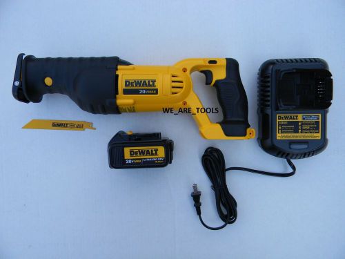 Dewalt dcs380 20v reciprocating saw, dcb200 3.0 battery, dcb101 charger 20 volt for sale