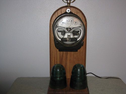 Vintage Electric Meter Lamp
