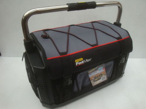 Stanley fatmax 20&#034; hard base tote tool bag with cover  1 79 213 for sale