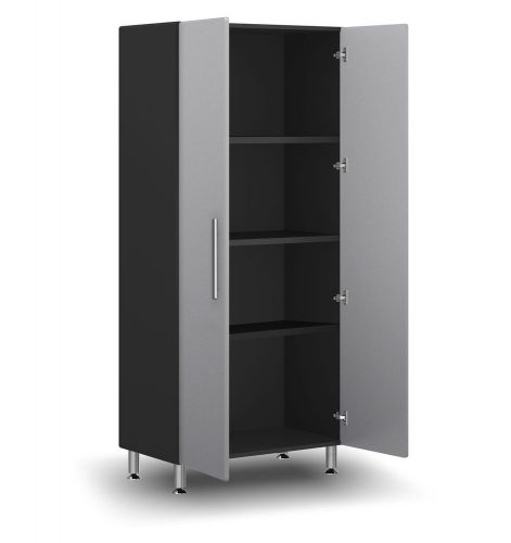 Ulti-mate ga-06pc 2-door tall cabinet silver for sale