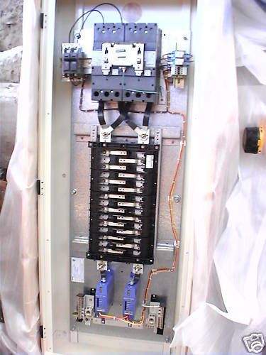 NIB Erico Breaker panel w/ generator transfer switch