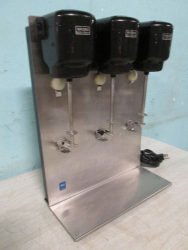 &#034;waring&#034; commercial grade h.d. counter top 3 speed 3 heads spindle blender/mixer for sale