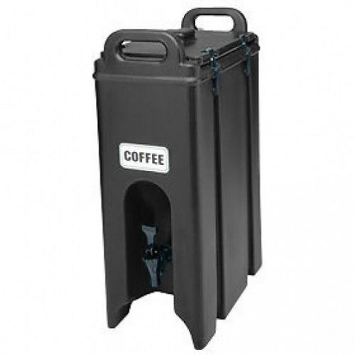 Cambro cmc camtainer beverage cooler 4.75 gal black 500lcd110 for sale