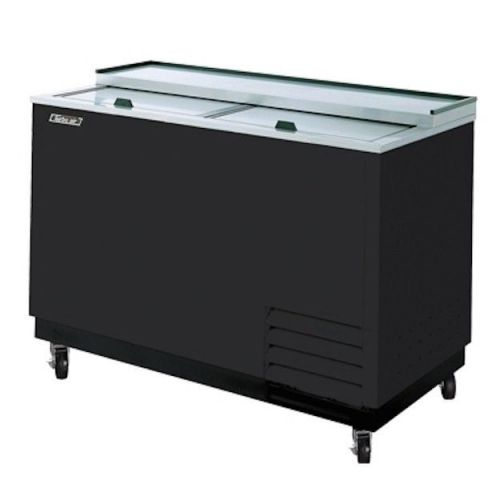 New turbo air 50&#034; black (2) lid underbar glass/mug chiller &amp; froster!! for sale