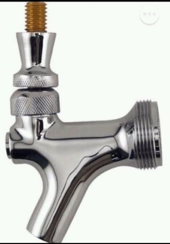 MicroMatic Chrome Plated Brass Lever Standard Faucet - Keg Tap Kegerator