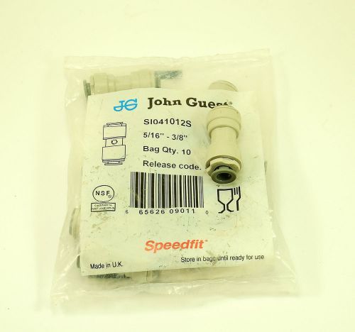 John Guest  connector  5/16&#034;Superseal  x  3/8&#034;Speedfit 10 pcs NEW