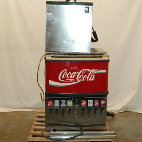 Imi cornelius df250-bcz 8 head soda dispensing fountain ice machine carbonator for sale