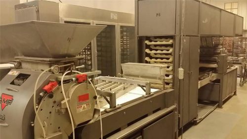 AMF K400S AUTOMATIC BUN ROLL LINE, DOUGH DIVIDER, ROUNDER, PROOFER, AND PANNER
