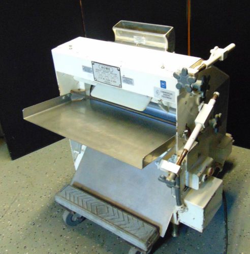 Acme bench dough roller countertop unit model # mr11 19&#034; capacity rollers s479 for sale