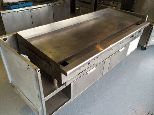 Imperial 6&#039; Electric Griddle &amp; 7&#039;refrig Griidle Stand