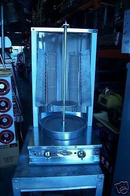 GYRO/BROILER GAS MACH., C/TOP, ALL S/S, NEW, NAT.GAS OR LP. 900ITEMS ON E BAY