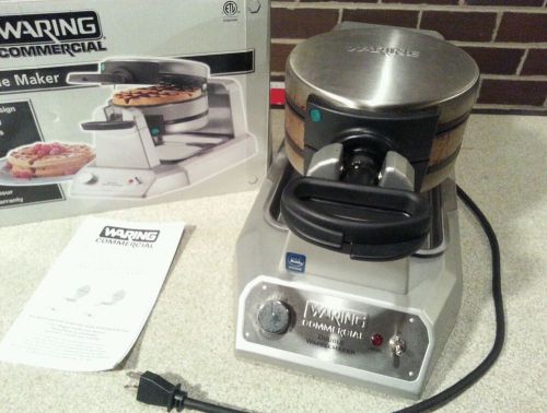 Waring ww200 commercial double waffle maker. No reserve, free shipping