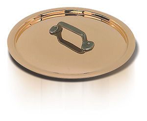 de Buyer 6463.24  9-1/2&#034; Copper Lid cast-iron handle