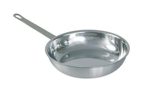 Crestware 14-1/2 625-Inch Heavy Weight Polished Aluminum Natural Fry Pan