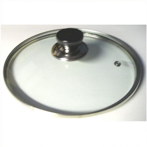 1 glass lid with plastic knob dishwasher safe for pot pan &amp; other 12-15/16&#034; new for sale