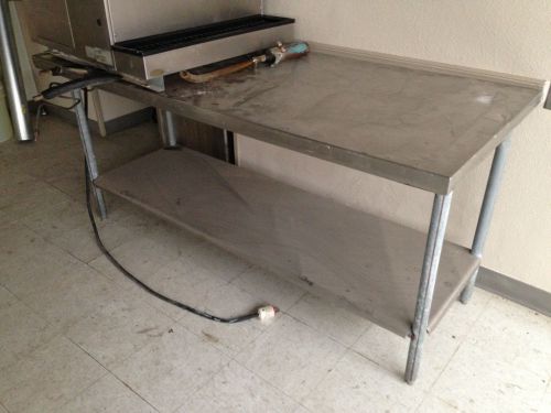 Stainless Steel Table 72 x 30 x 34