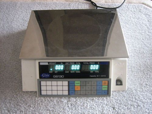 Electronic Price Computing Deli Scale Globe Model GS130 in great shape &amp; tested
