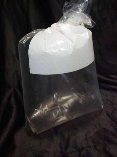 250  Poly Bags Clear Plastic Bags 15x24 + 4GB Gusset Bottom Bags
