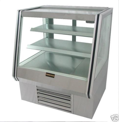 36&#034;w cooltech stainless steel counter bakery display case for sale