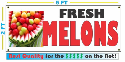 Full Color FRESH MELONS BANNER Sign NEW Larger Size Best Quality for the $