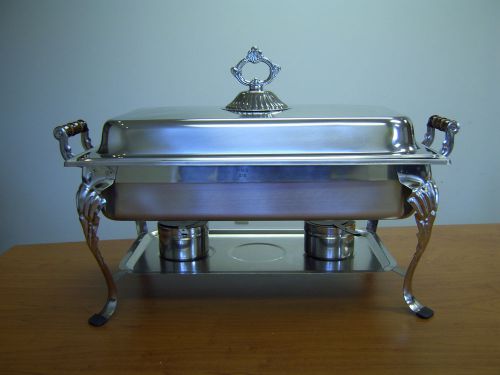 Chafing Dish 8 Qt Oblong Full SizeLafayette Adcraft Stainless Steel 18-8