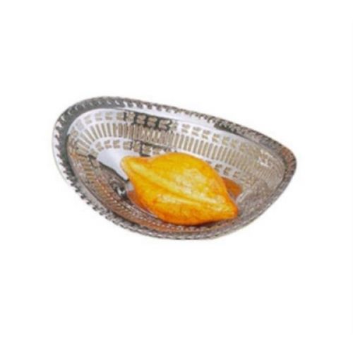 Eastern TableTop 9325 Lace Bread Tray 10&#034; Oval Stainless Steel