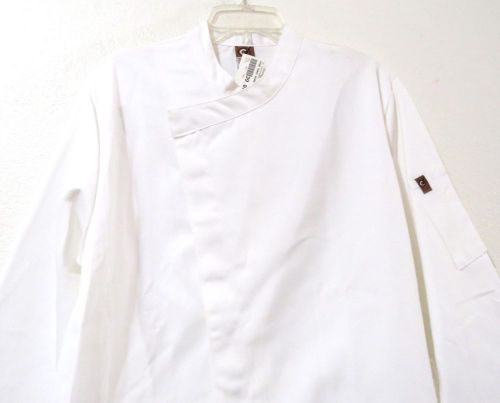 Chef Designs White Cotton Polyester Coat Mens M 48 Chest NWT