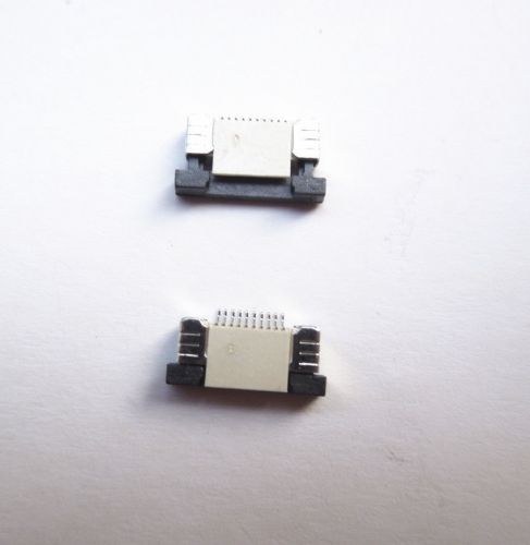 10 pcs FFC FPC  10-pin 0.5mm Pitch Ribbon Flat Connector Socket Top contact