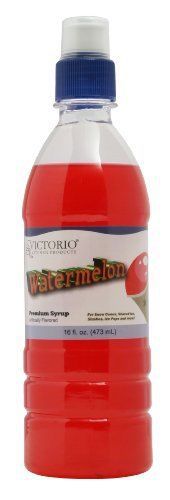 NEW Victorio 16-Ounce Shaved Ice/Snow Cone Syrup  Watermelon